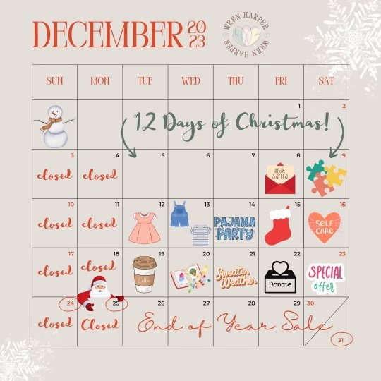 "The 12 Days of Christmas at Wren Harper Children's Boutique: The Ultimate Holiday Gift Guide - Part 1." - Wren Harper