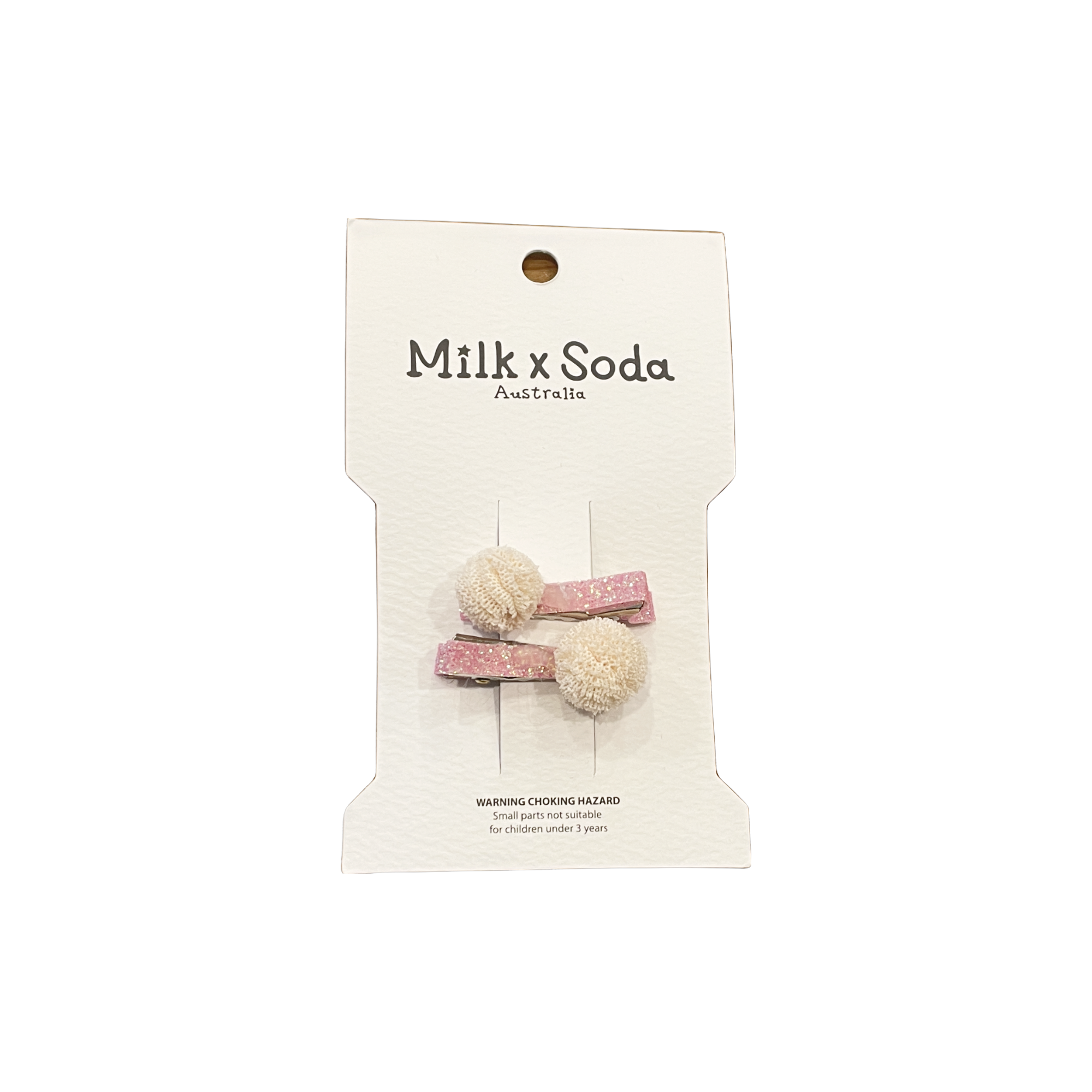 Mini Pom Pom Hair Clip