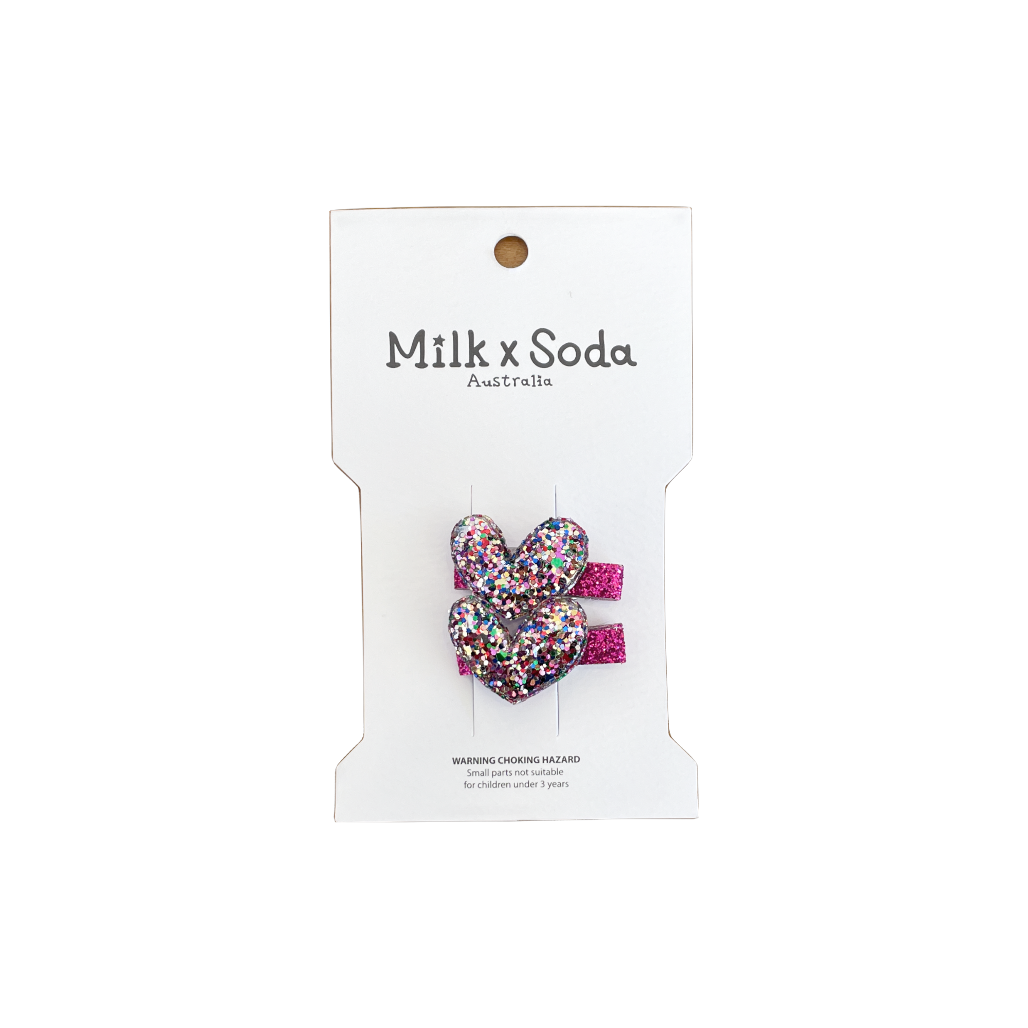 Sparkle Mini Heart Hair Clip