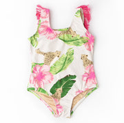Botanical Fringe Back Swimsuit