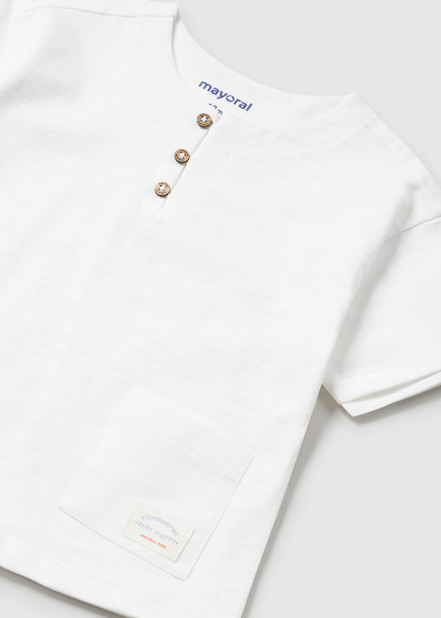 Button and Pocket Tee