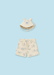 Paradise Shorts & Hat Set