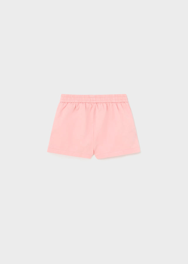 Baby Pink Twill Shorts