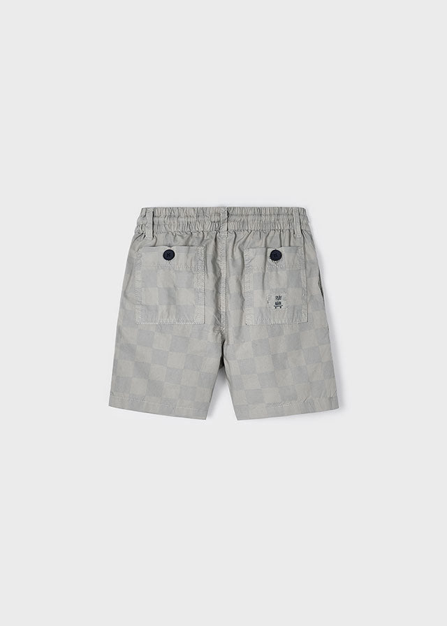 Checkered Bermuda Shorts