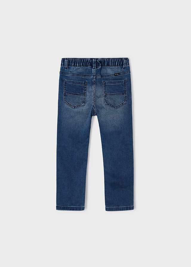 Denim Jogger Pants