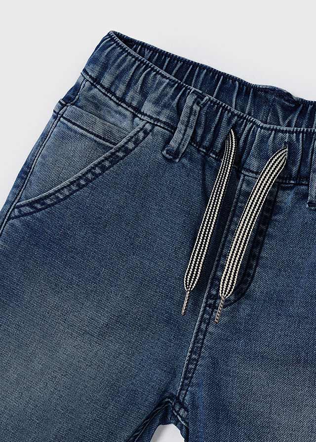 Denim Jogger Pants