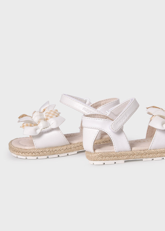 Baby Jute Bow Sandals