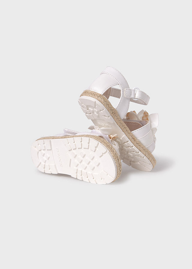 Baby Jute Bow Sandals
