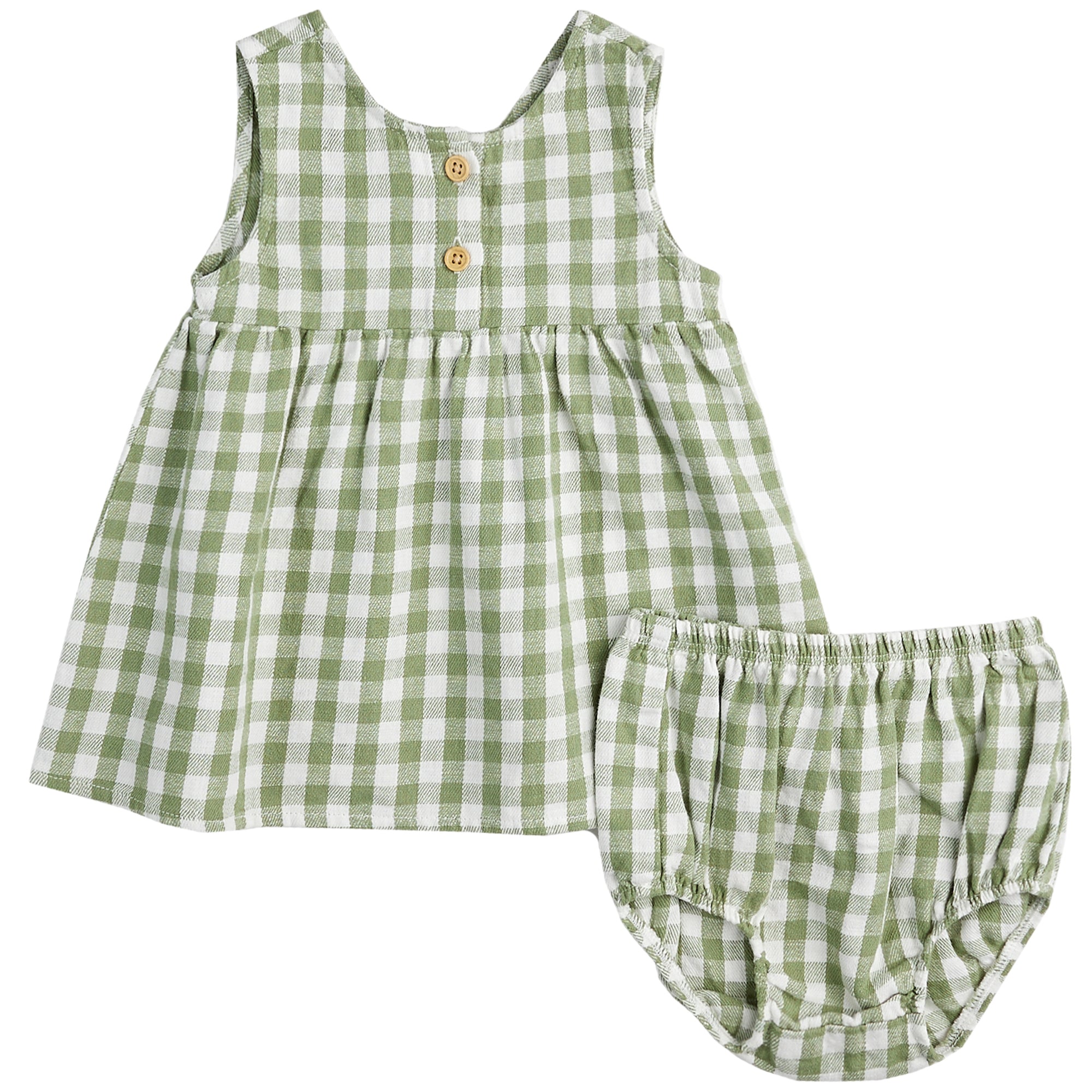 Green Plaid 2pc Set