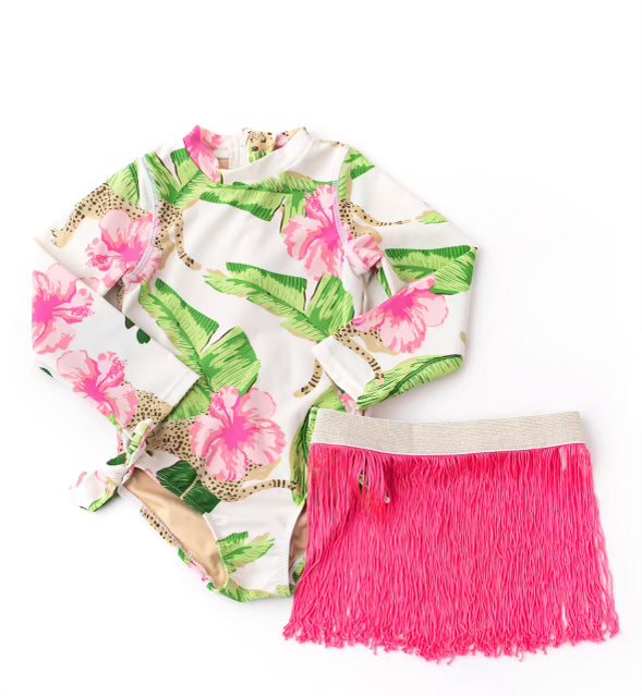 Botanical Leopard Two Piece Set