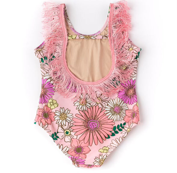 Blossom Fringe Back Swimsuit