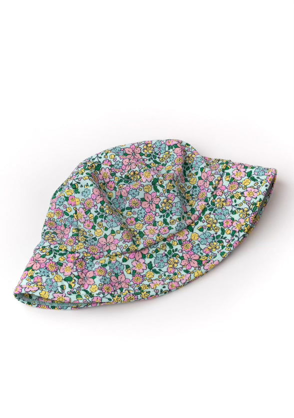 Mint Ditsy Floral Bucket Hat