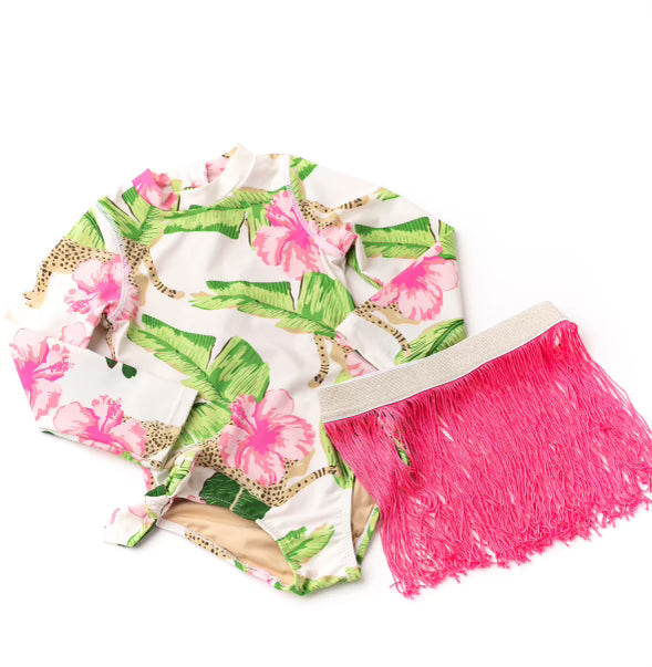 Botanical Leopard Two Piece Set