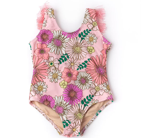 Blossom Fringe Back Swimsuit