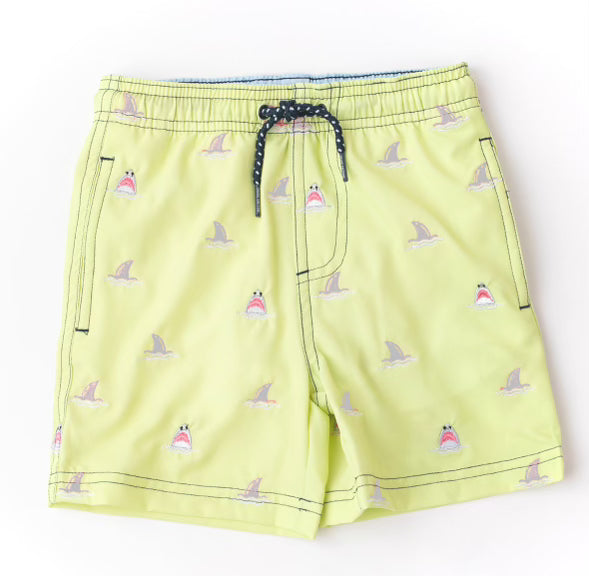 Citron Shark Trunks