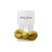 Knitted Bow Hair Clip