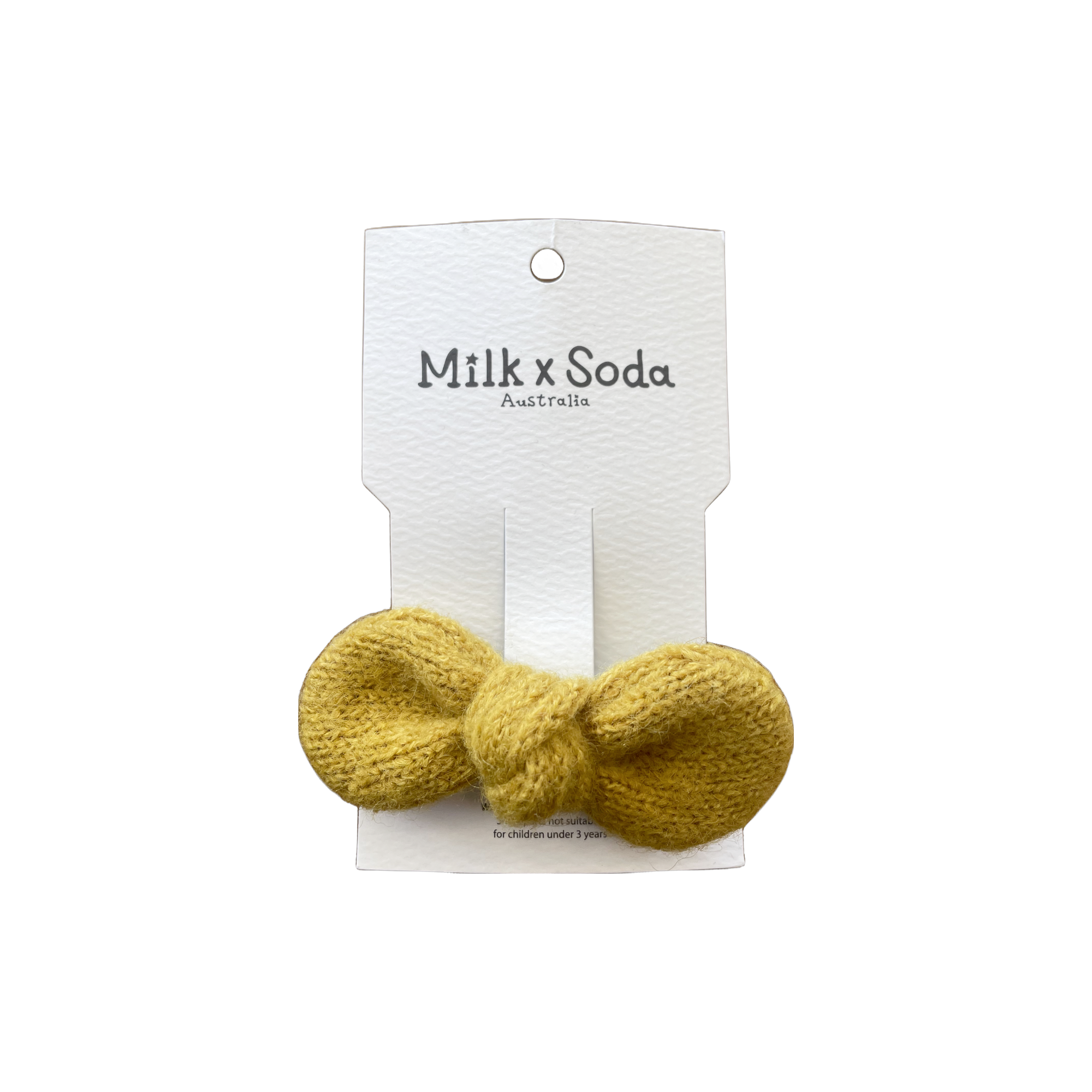 Knitted Bow Hair Clip