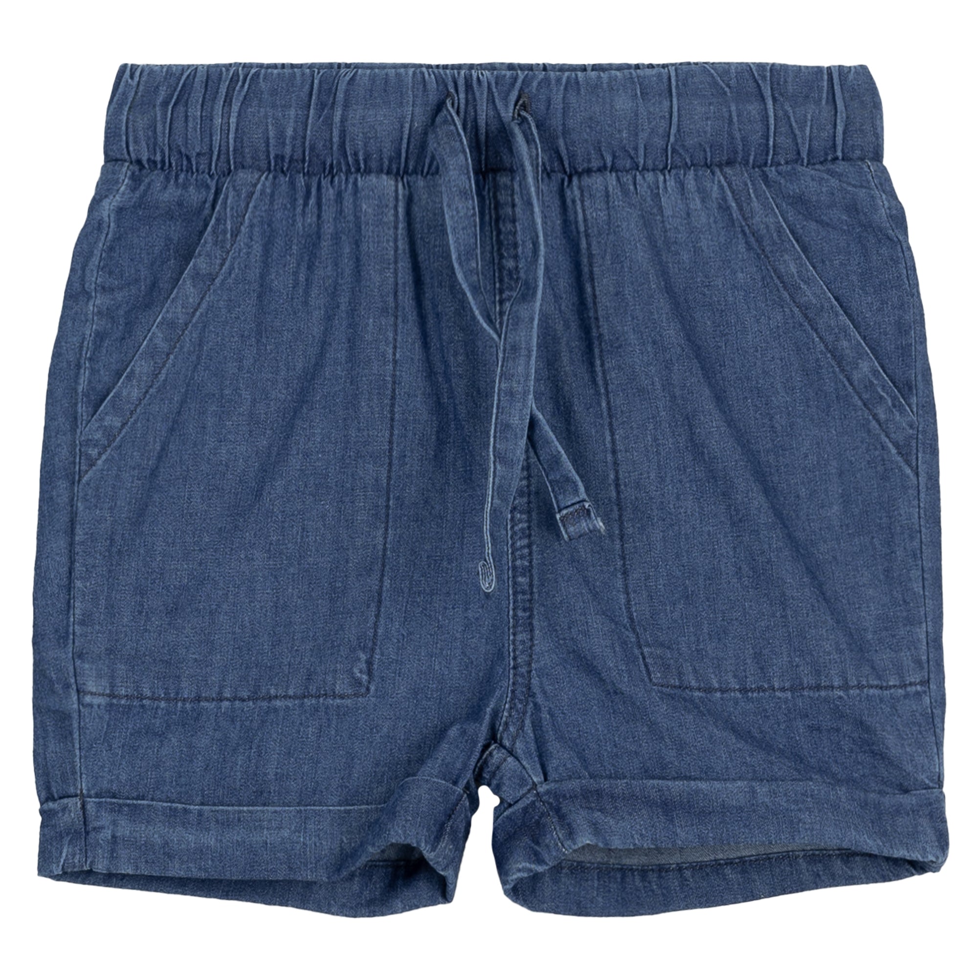 Chambray Woven Shorts
