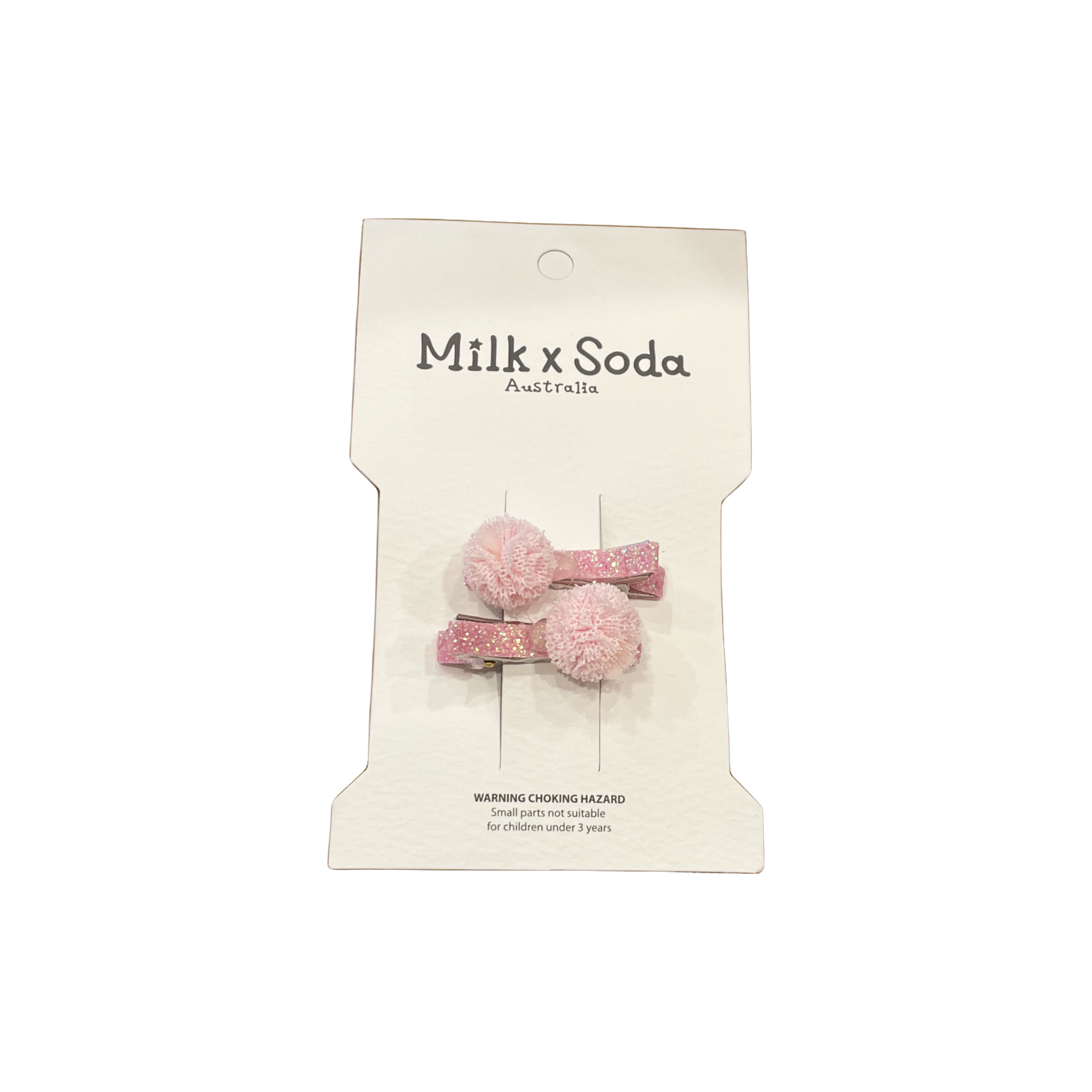 Mini Pom Pom Hair Clip