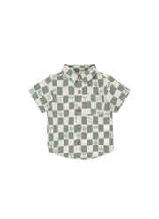 Collared S/S Shirt-coastal check