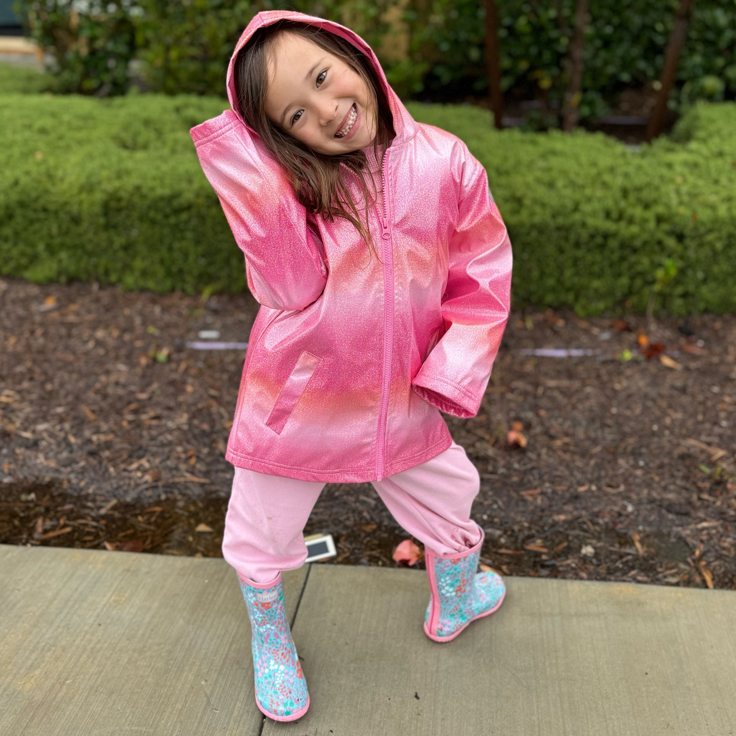 Summer Stripe Rain Jacket