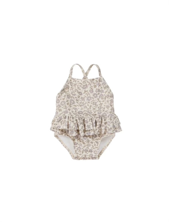 French Garden Ruffled Swimsuit