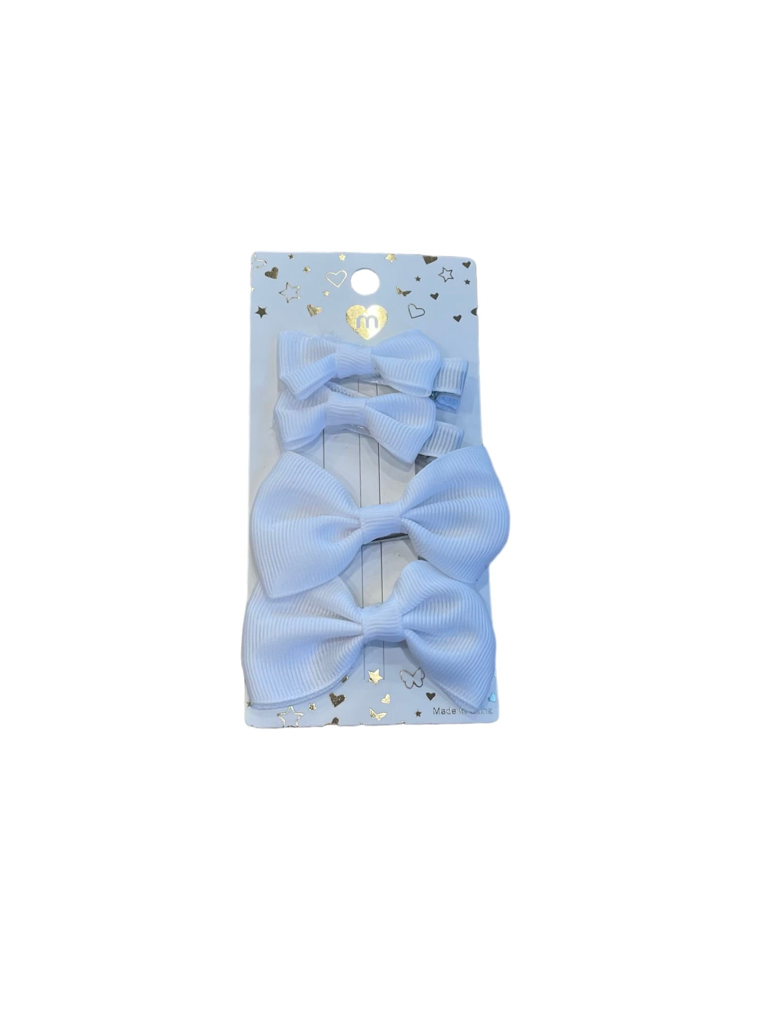 Bow Hair Clips 4 PK