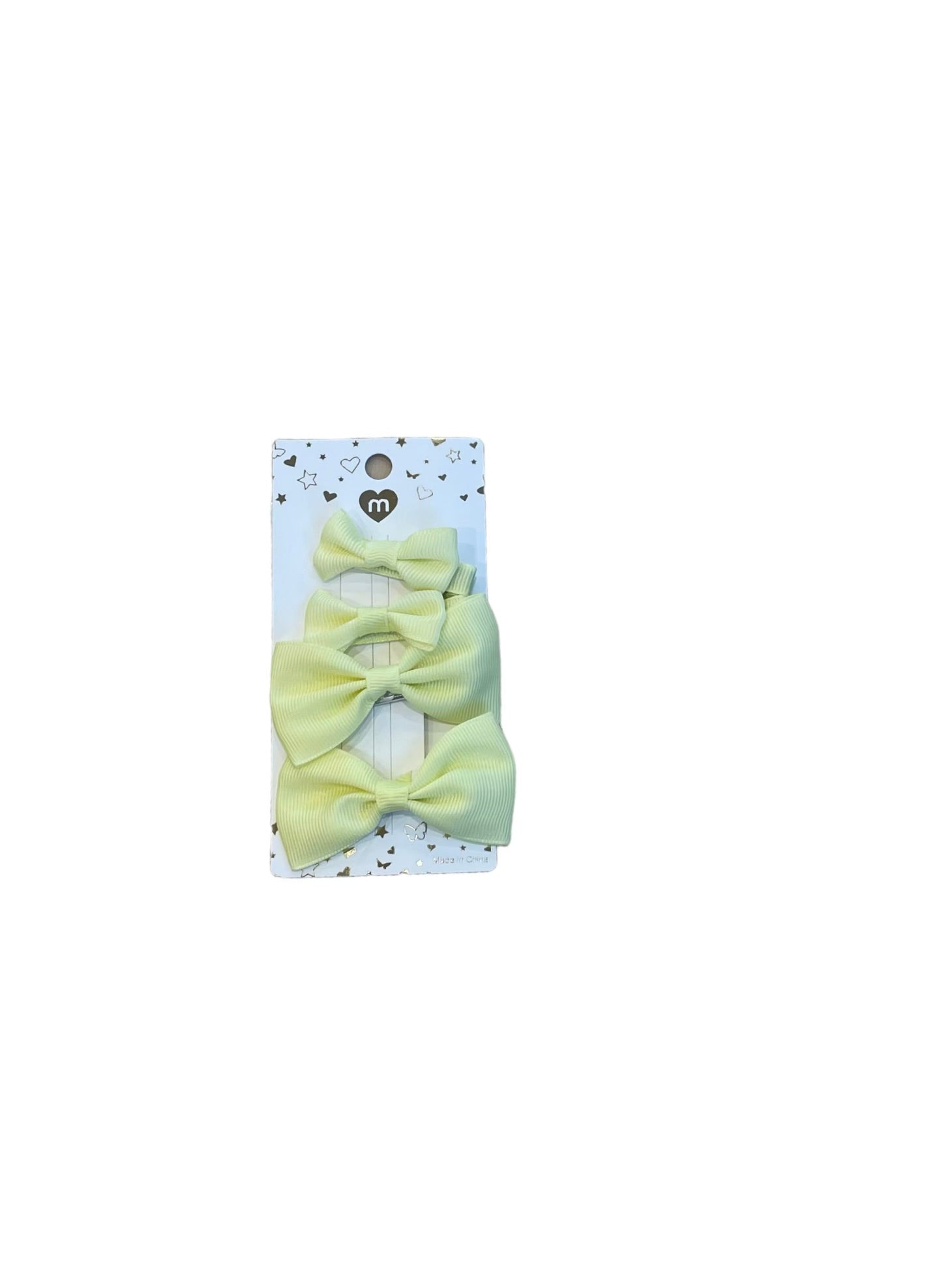 Bow Hair Clips 4 PK