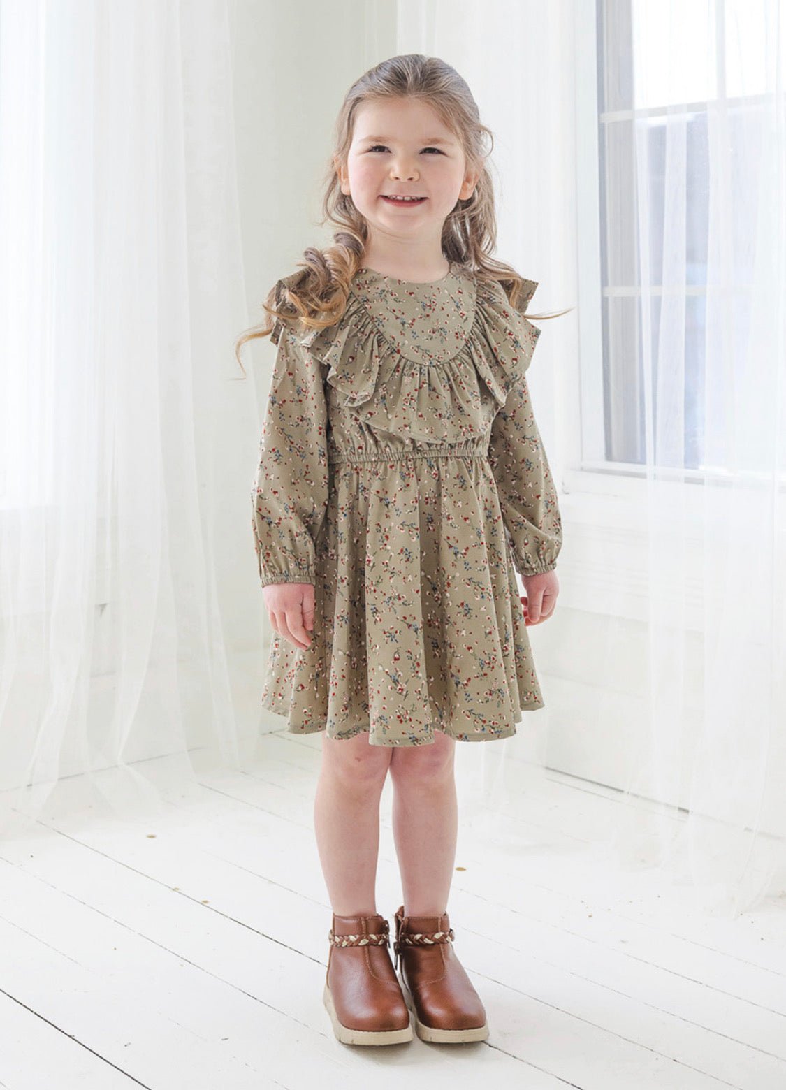 Berry & Olive Rayon Dress - Wren Harper