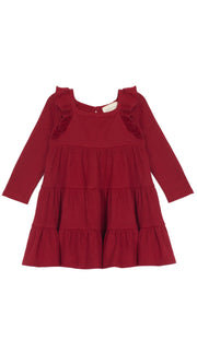 Berry & Olive Waffled Dress - Wren Harper