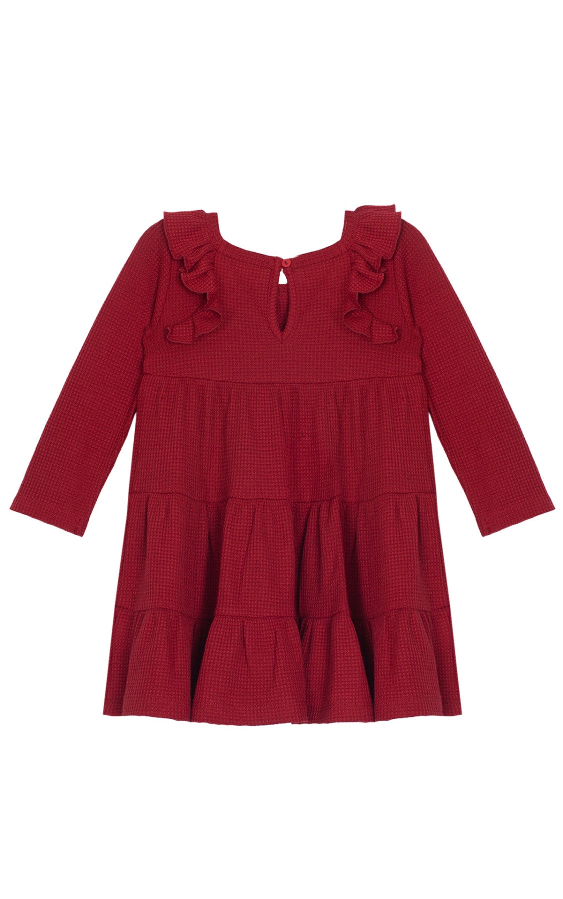 Berry & Olive Waffled Dress - Wren Harper