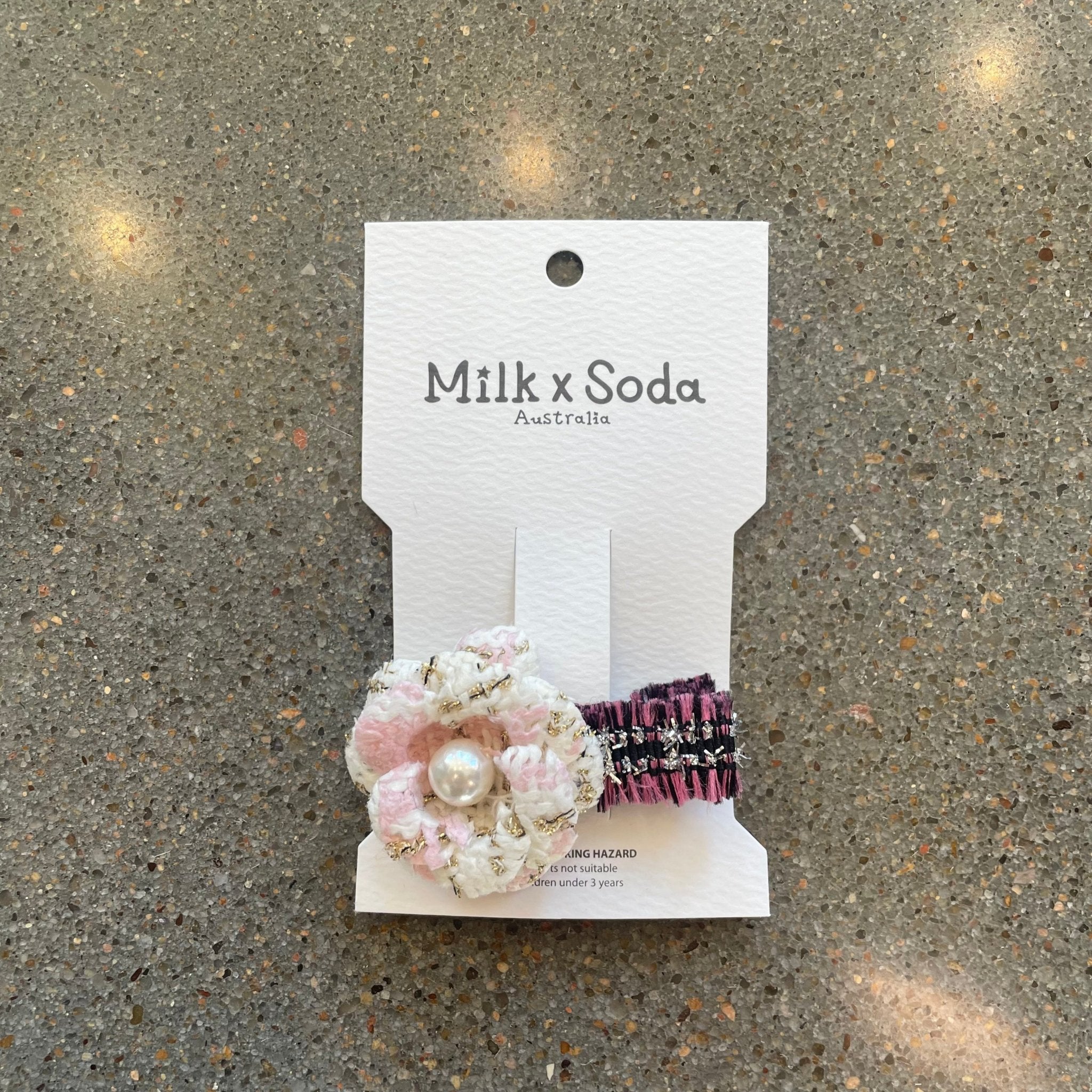 Boucle Flower Hair Clip - Wren Harper