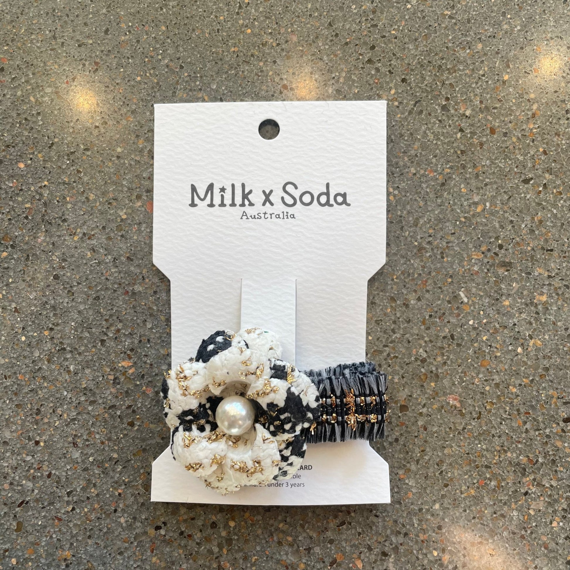 Boucle Flower Hair Clip - Wren Harper