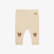 Brown Hearts Leggings - Wren Harper