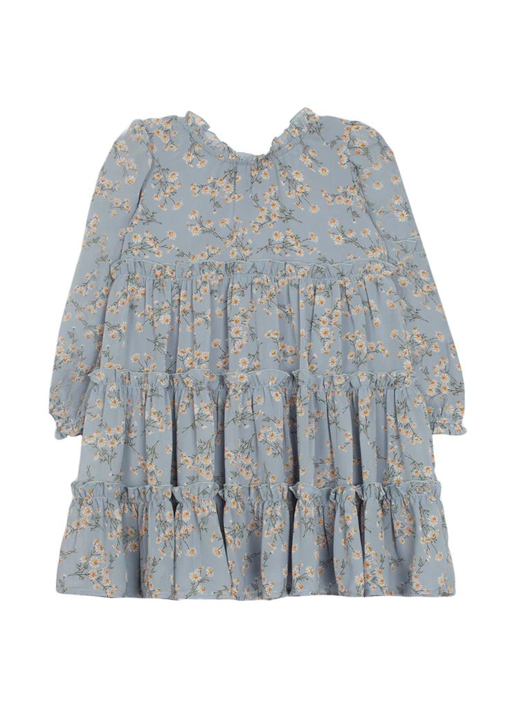 Daisies Tiered Chiffon Dress - Wren Harper