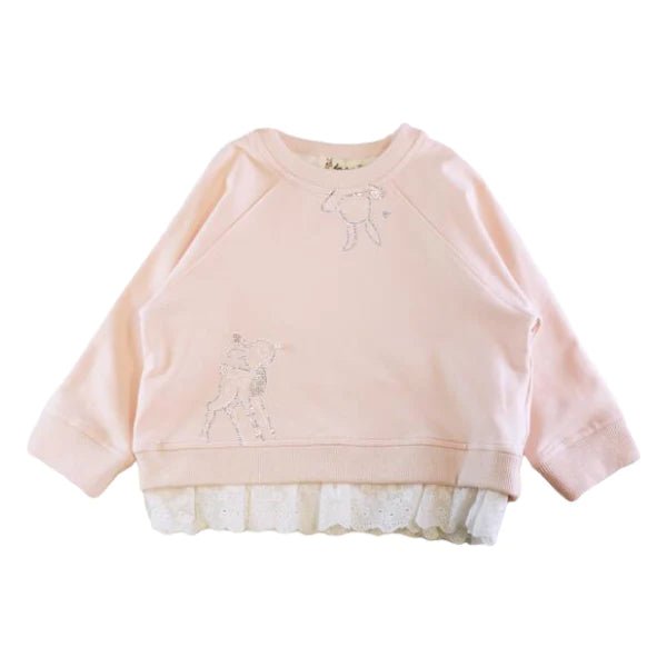 Deer Rhinestone Sweatshirt - Wren Harper