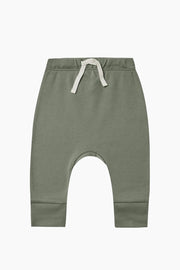 Drawstring Pants - Basil - Wren Harper