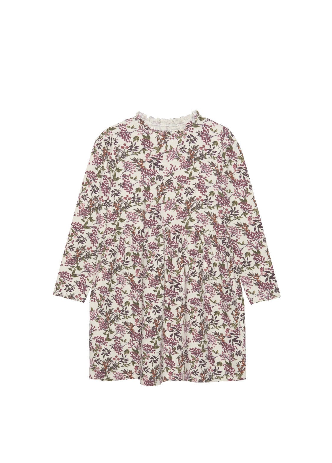 Floral Ruffle at top L/S Dress - Wren Harper
