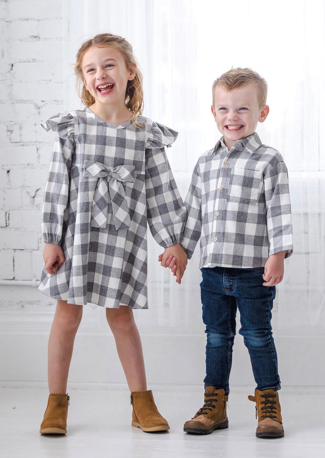 Harper Ash Bow Dress - Wren Harper