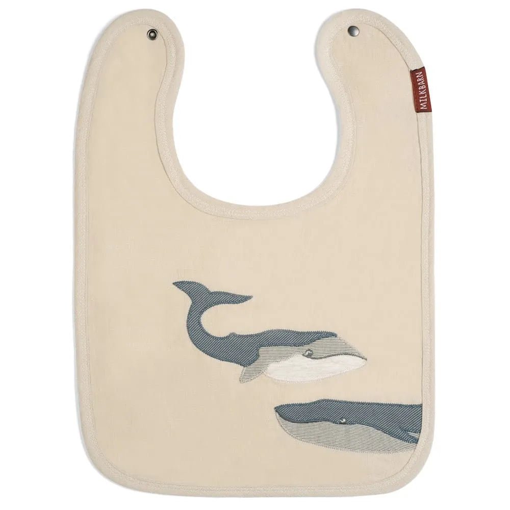 Linen Applique Bib - Wren Harper