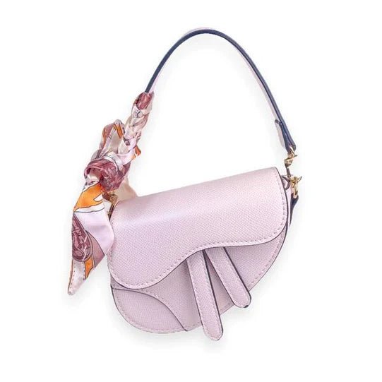 Mini Saddle Purse with Scarf - Wren Harper