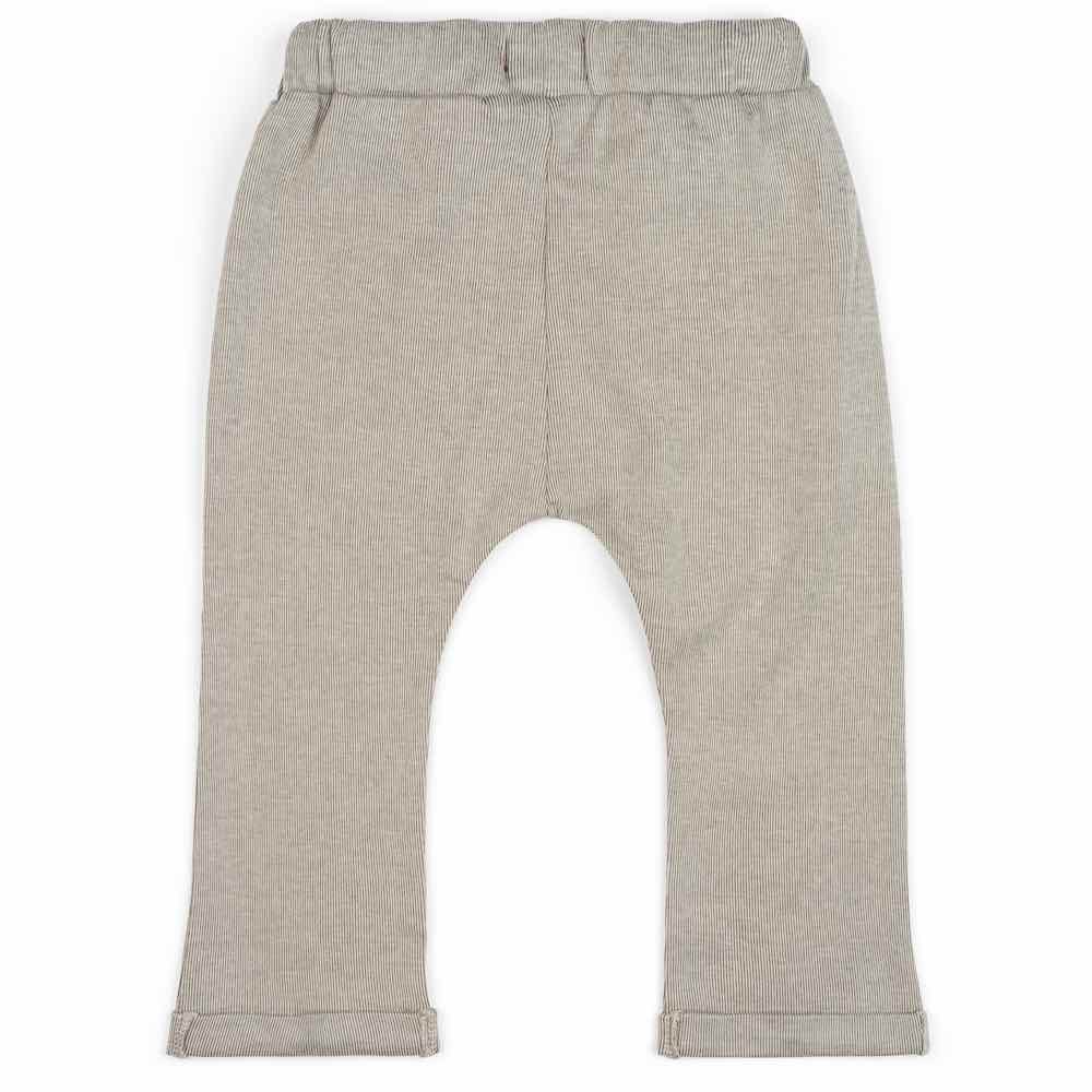 Organic Jogger Grey Pinstripe - Wren Harper