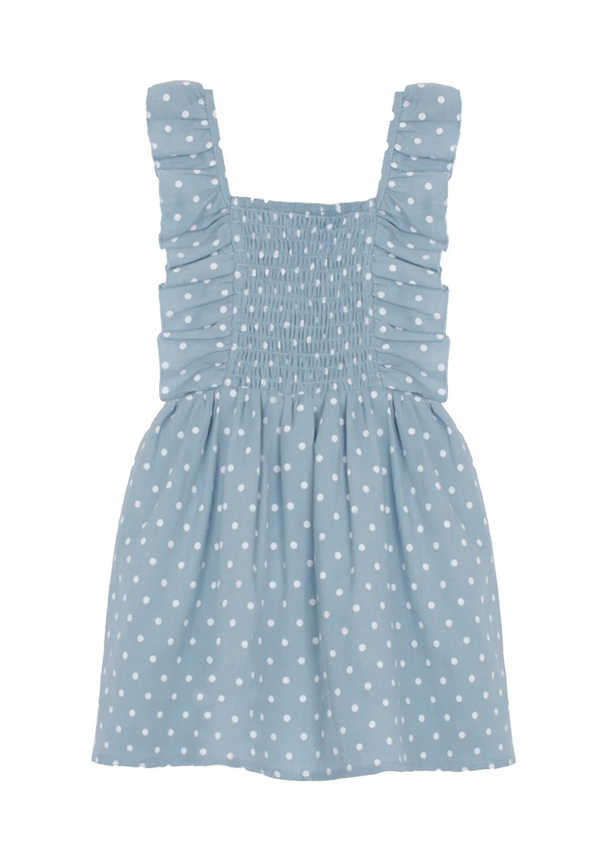Pebble Polka-Dot Woven Dress - Wren Harper