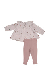 Ruffle Top and Rib Leggings - Wren Harper