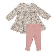Smocked Dress and Leggings - Wren Harper