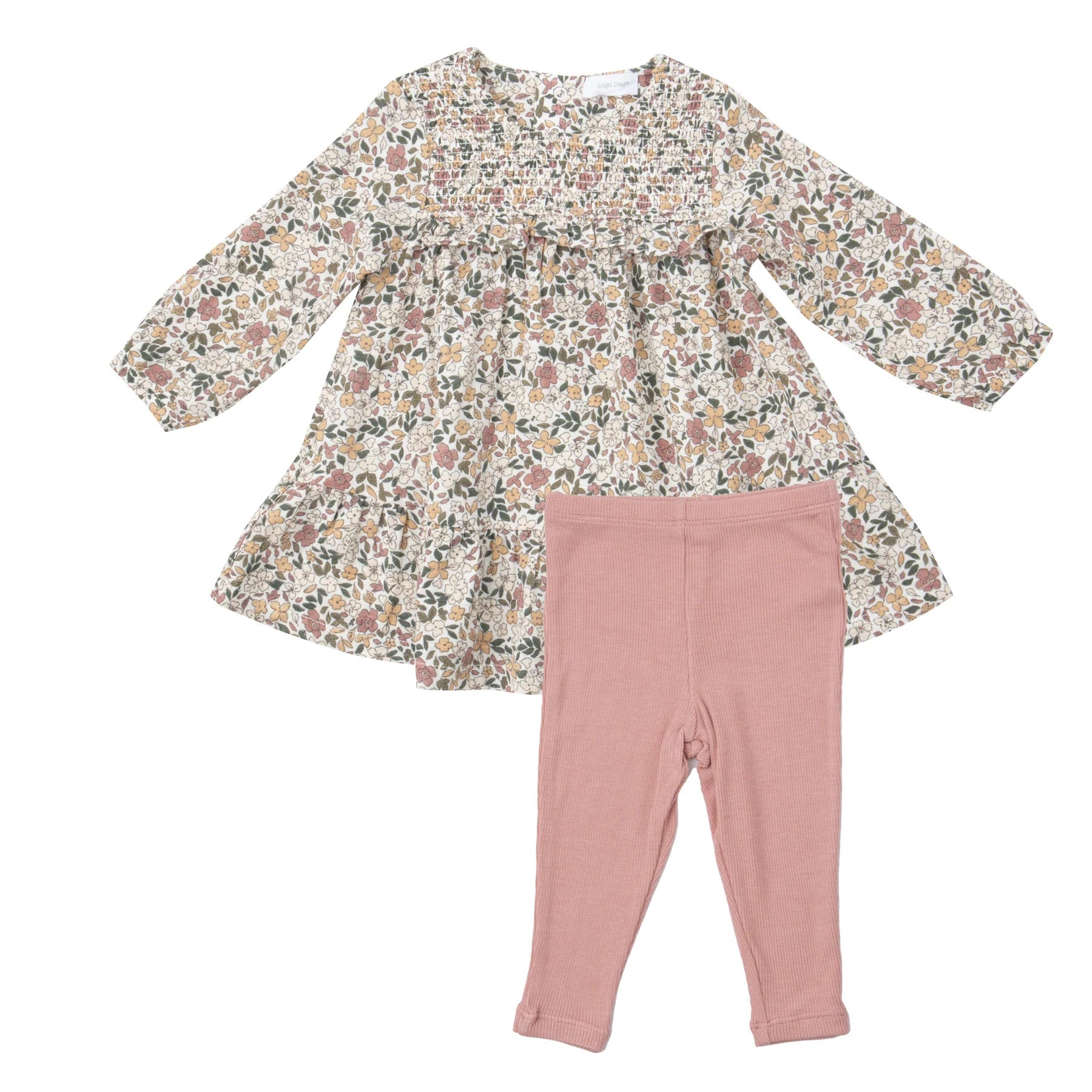 Smocked Dress and Leggings - Wren Harper