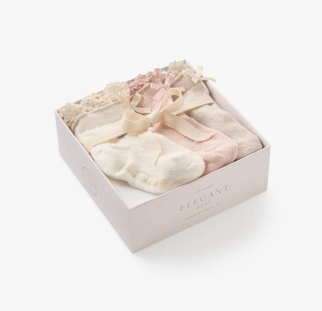 Socks - 3pk - Floral Ankle - Wren Harper