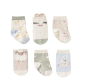 Socks - On the Farm 6pk - Wren Harper