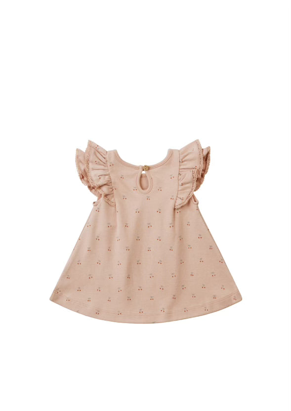Cherries Flutter Dress
