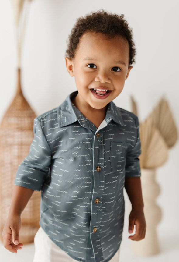 Waves Button Up Shirt